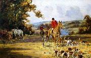 unknow artist Classical hunting fox, Equestrian and Beautiful Horses, 193. USA oil painting artist